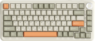Клавіатура бездротова Ajazz AK820 MAX Flying Fish Switch RGB Wireless/Bluetooth/USB (AK820MAX-FF-R) Beige  - фото  - інтернет-магазин електроніки та побутової техніки TTT